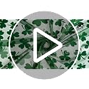 Horaldaily St. Patrick's Day Round Lace Tablecloth 60x60 Inch Green Shamrock