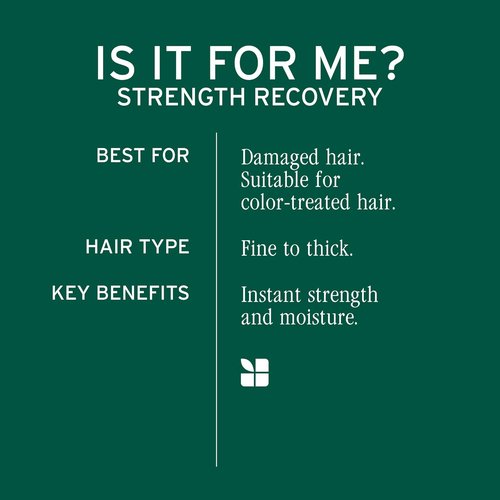 Biolage Strength Recovery Shampoo - Instantly Strengthens & Detangles Damaged Hair | With Olive Squalane & Vegan Proteins