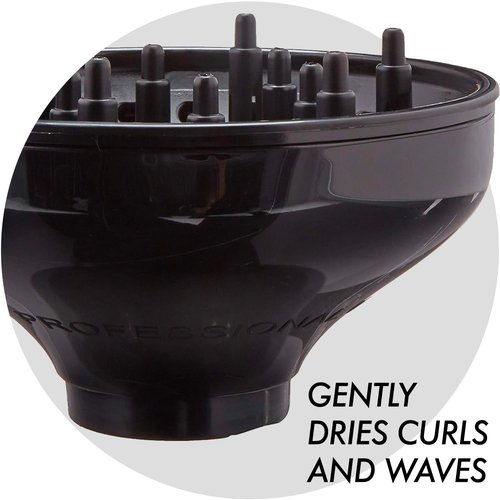 Sam Villa Professional Hair Diffuser Attachment - Deep Bowl Design for Enhanced Curl Definition