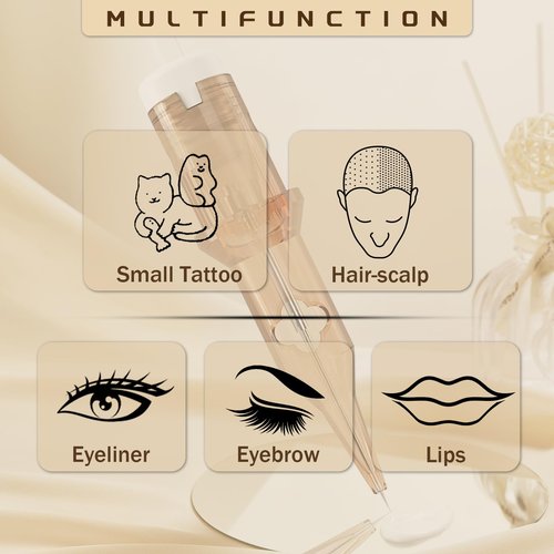 POPUPMU Smp Tattoo Cartridge Needles 1 Round Liner 0.30mm Bugpin Permanent Makeup Microblading Hair Scalp 1RL Cartridges Lining Needle for Tattoo Pen Rotary Machine Supply 1001RL (Clover)