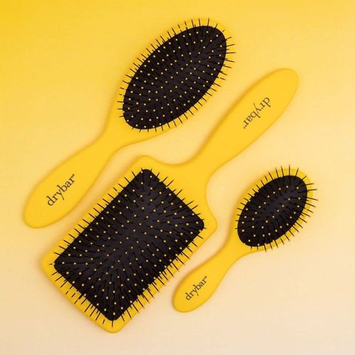 Drybar Super Lemon Drop Detangling Brush - Effortless Hair Untangling | Vibrant Yellow Design