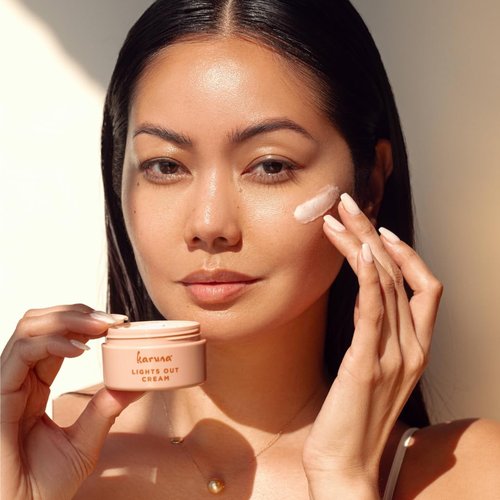 Karuna Night Cream - Anti-Wrinkle Moisturizer with Magnolia, Peptides & Hyaluronic Acid | 50 ml