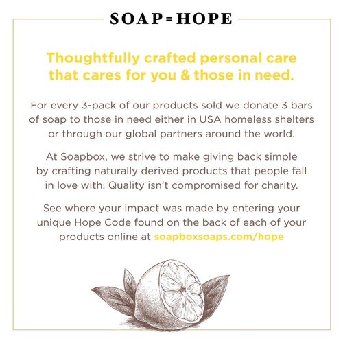 Soapbox Liquid Hand Soap Refill, Meyer Lemon & Tea Leaves, Gentle & Moisturizing Hand Wash for Kitchen and Bathroom, Vegan & Cruelty Free, 64oz Half Gallon Refill (Pack of 1)