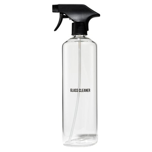Public Goods Empty Glass Spray Bottle for Glass Cleaner | Refillable Spray Bottle for Cleaning | Made with Clear Borosilicate Glass for Windows, Mirrors | BPA Free | 24 Oz