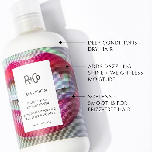 R+Co TELEVISION Perfect Hair Conditioner - Hydrating & Smoothing Formula for All Hair Types