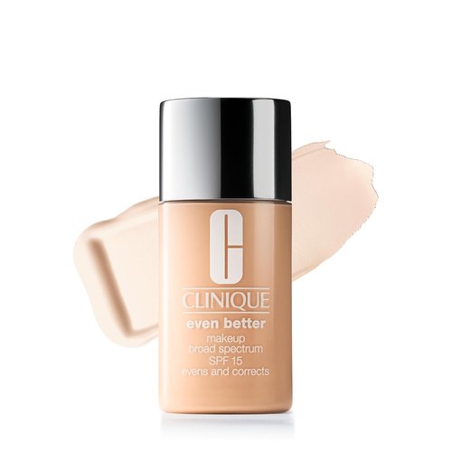 Clinique Even Better Liquid Foundation SPF 15 - Vitamin C Formula for All Skin Types | Medium Coverage & Natural Finish