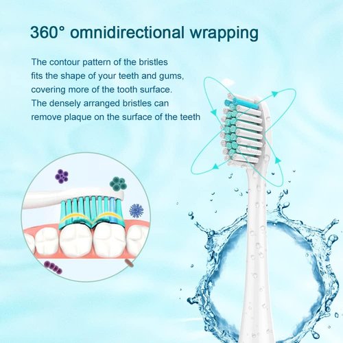 NEDIFON Replacement Toothbrush Heads - Compatible with Philips Sonicare | 8 Pack for Optimal Oral Care