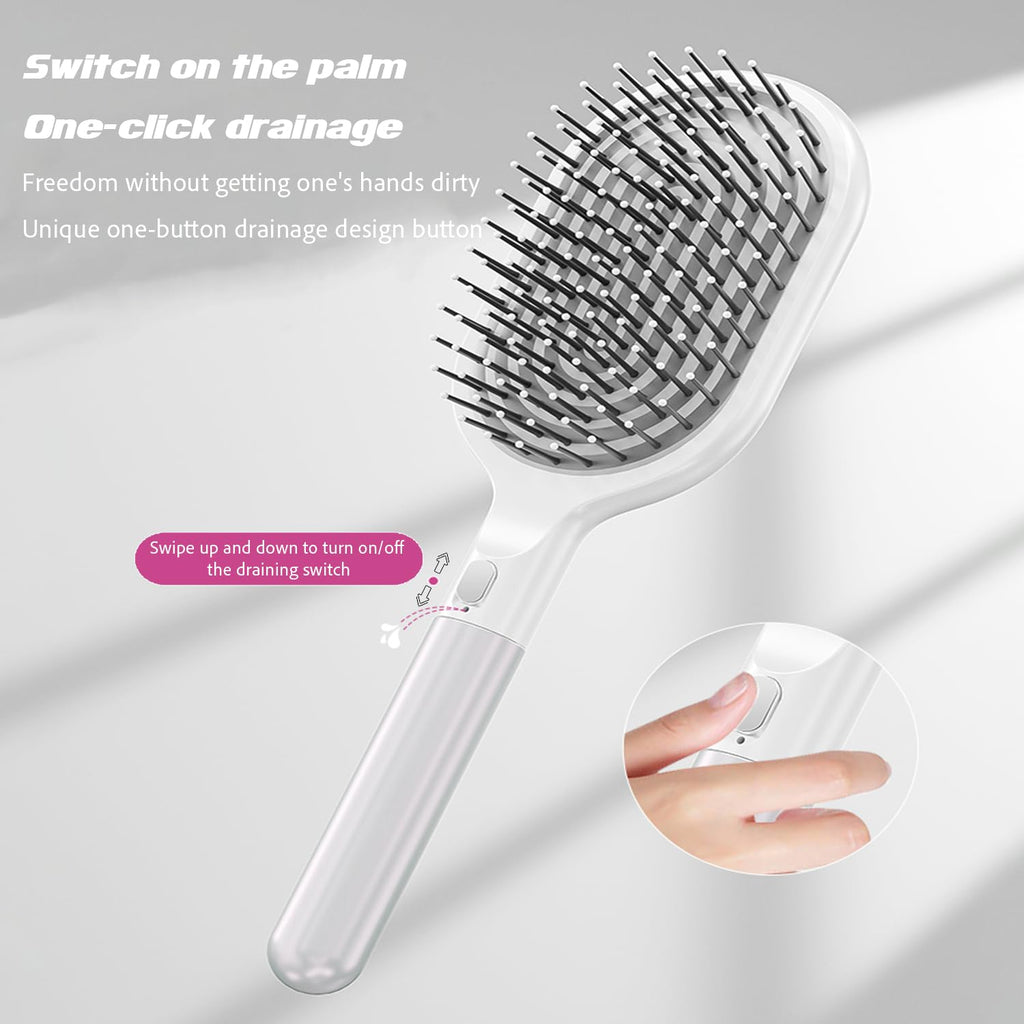 WYNK Soft Bristle Detangling Brush - Fast Drying Ventilated Design for Thick, Curly Hair | Ideal for All Ages