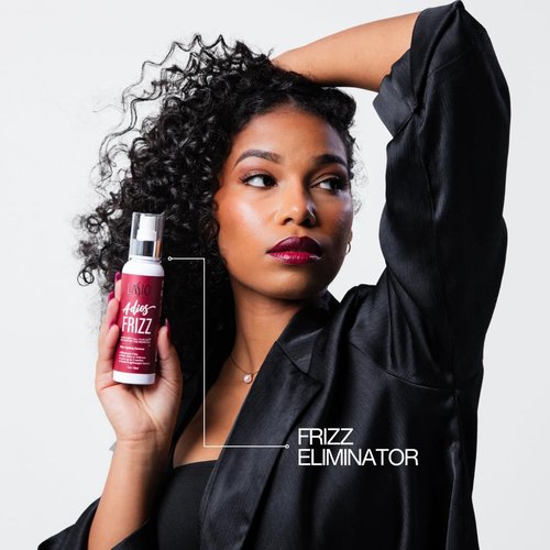 Lasio Adios Frizz Heat Protectant & Styling Spray - Eliminate Frizz, Add Shine & Moisture | 4oz/118ml