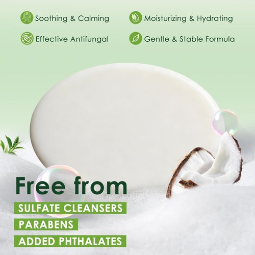 Oiangna Antifungal Soap, Tea Tree Antifungal Soap Bar for Back Acne, Athlete's Foot, Tinea, Ringworm, Jock Itch, Face & Body Wash Soothing Care for Men And Women, Relief of Itchy