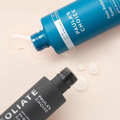 Paula's Choice 2% BHA Liquid Exfoliant - Minimizes Clogged Pores & Balances Skin | Set of 2, Fragrance-Free