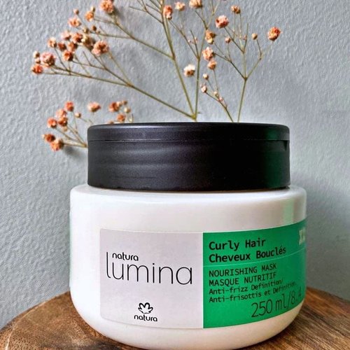 Natura - Lumina Curly Hair Recovery Mask – Deep Hydration, Frizz Control & Curl Definition Treatment | 100% Vegan, Sulfate- & Silicone-Free (250 ml)