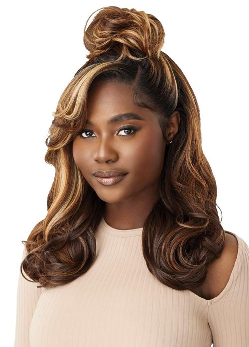 Outre Lace Front Wig - Melted Hairline - Shelby (DRST2/CHOCOLATE CARAMEL)