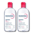 Bioderma Sensibio H2O Micellar Water, Duo Pack Makeup Remover Cleanser, Gentle for Skin, Fragrance-Free & Alcohol-Free, Gentle Face Cleanser for Sensitive Skin