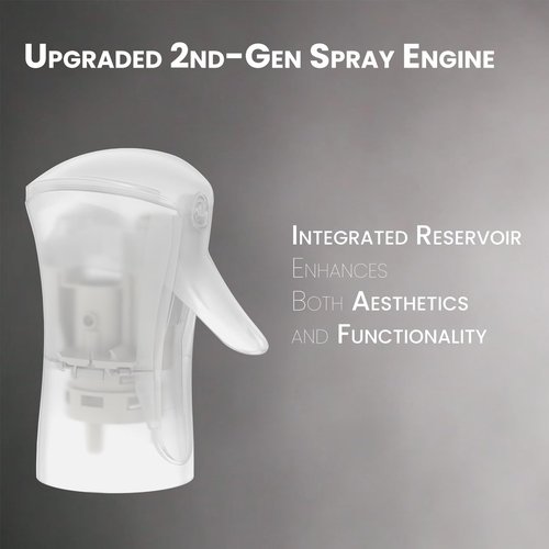 Mistifi Continuous Ultra Fine Mist Spray Bottle (200ml 1Pcs, Transparent bottle)