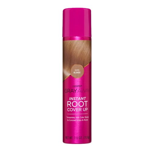 Everpro Gray Away Instant Root Cover Up Spray - Dark Blonde 2.5oz | Quick & Easy Hair Solution