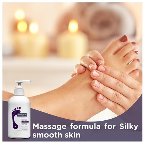 Footlogix Massage Formula Lotion - Deep Moisturizing Relief for Tired Feet | 8.45 oz