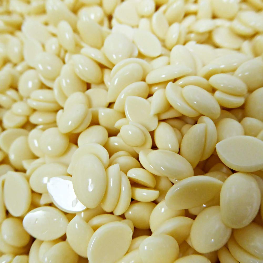 Waxness Film Hard Wax Beads White Chocolate 2.2 lb (1 kg) – Stripless Professional Hard Wax with White Chocolate Scent for Face & Body, Smooth Application – Made in Italy
