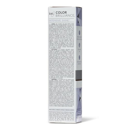 Skiennix Ion Intensive Shine 4N Medium Natural Brown Hair Color - Demi Permanent Formula, Rich Shine