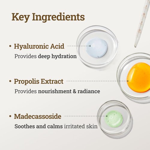 CNP Honey Glow Serum - Hyaluronic Acid & Propolis for Hydrating, Anti-Aging, Centella Soothing Serum, for Sensitive Skin, Korean Skin Care (1.18 fl. oz)