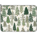Christmas Dish Drying Mat 18x24 Inch - Absorbent Woodland Tree Kitchen Protector