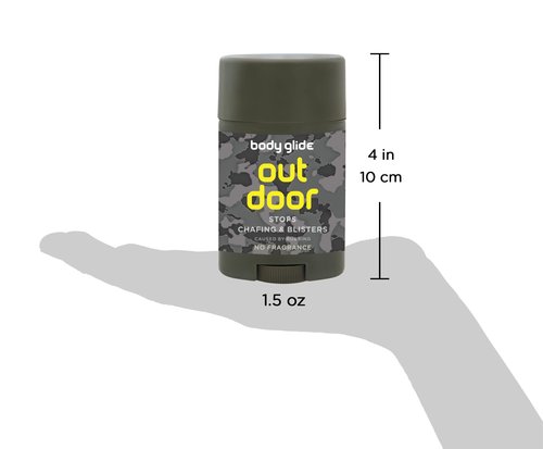 Body Glide Original Anti Chafing Stick Balm 1.5oz-2pack + Body Glide Outdoor Anti Chafe Balm 1.5oz