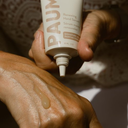 PAUME Renewing Hand Serum - Hydrating Formula with Hyaluronic Acid & Vitamin C for Youthful Hands | 2 oz