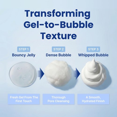 Skiennix Rice Wine Bubble Whip Facial Cleanser - Gentle Daily Foam for Sensitive Skin | 4.05 Fl Oz