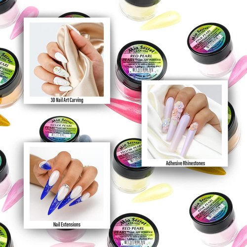 Mia Secret Nail Art LAS Vegas Acrylic Powder 6 Piece