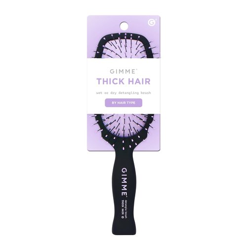 Gimme Beauty Detangling Brush - Curved Paddle for Breakage-Free Detangling - Anti-Static & Frizz Control - Heat-Resistant Design