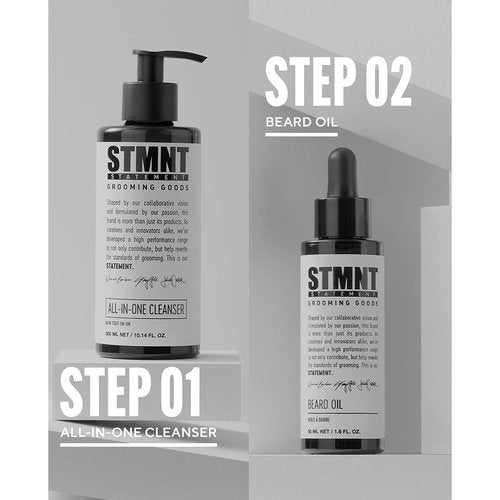 STMNT Grooming Goods Beard Oil - 1.6 Oz | Moisturizing Formula with Natural Oils, Silicone-Free
