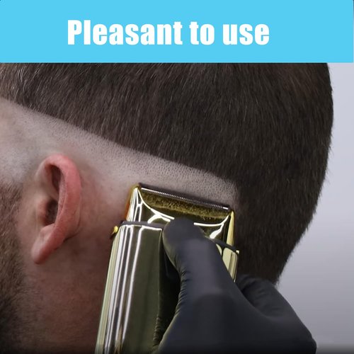 2PCS Replacement Foil and Cutters for BaBylissPRO Barberology Electric Shaver, Double Foil Shaver Replacement Head Compatible with BaBylissPRO FXFS2 Shaver (Gold)