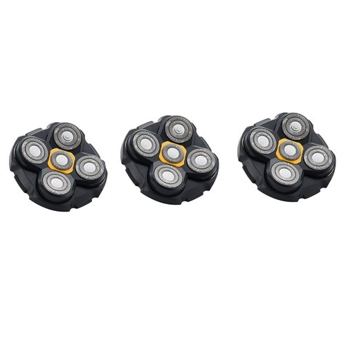 3PCS Shaver Replacement Blades Compatible with MicroTouch Titanium Head,Stainless Steel Material