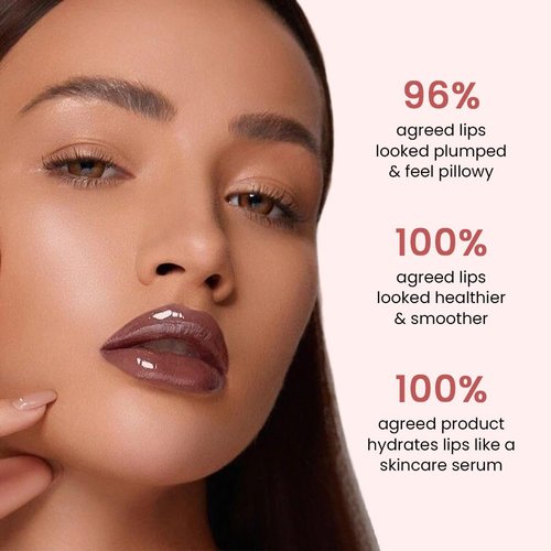FeiCuiYun Lip Tinted Glowy Balm - Ultra-Hydrating Vegan Lip Serum | 2 Pcs for Sheer Shine & Soft Lips