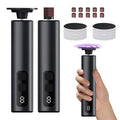 Electric Callus Remover for Feet, 9 Speed Rechargeable Pedicure Tools for Feet, Callous Remover Tool for Remove Cracked Heels and Feet Scrubber Dead Skin, Replaceable Sandpaper Discs, Battery Display
