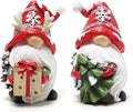 Christmas Gnomes Decor Resin Figurines - Holiday Table Centerpiece - Variation of THIS listing