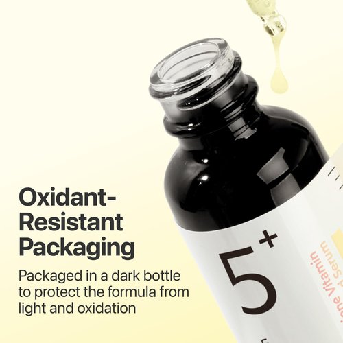 numbuzin No.5 Vitamin Concentrated Serum, Glutathione & Vitamin Serum, Korean Skincare, Tranexamic Acid 4%, Niacinamide 5%, Glutathione + Vitamin C Complex for a Radiant-Looking Glow 1.01 fl oz