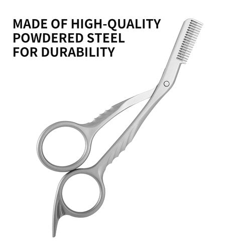 PyDESA eyebrow trimming scissors with comb, eyebrow styling and makeup tools, women's gifts