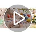 Fall Pumpkin Painting Kit - DIY Art Set with Foam Pumpkins & Paints