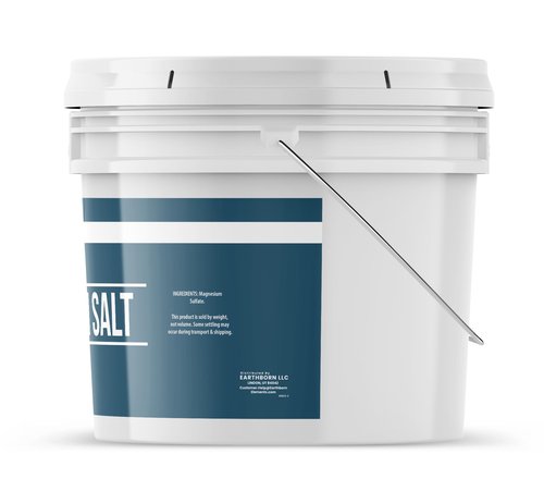 Earthborn Elements Epsom Salt (1 Gallon), Resealable Bucket, Magnesium Sulfate Soaking Solution, All-Natural