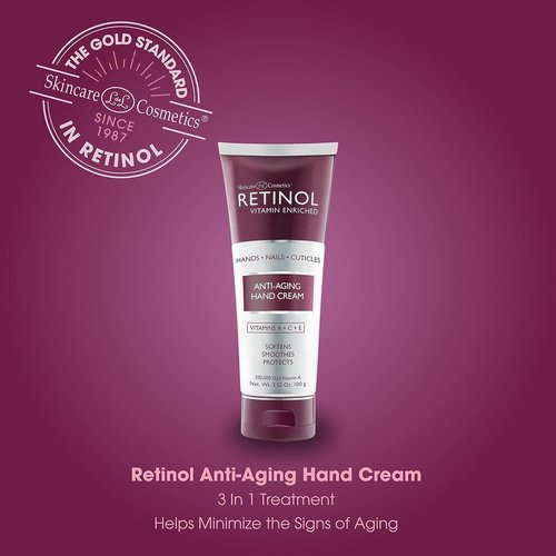 LIVAURA Retinol Anti-Aging Hand Cream - Nourishing Formula for Youthful Hands - Rich, Velvety Texture with Vitamin A