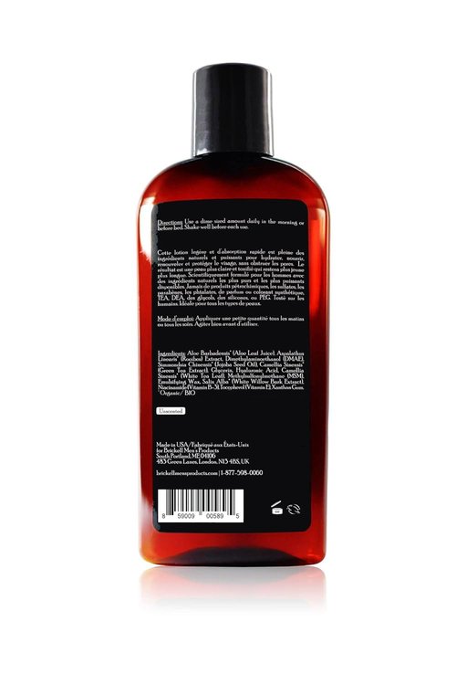 Brickell Men's Daily Essential Face Moisturizer - Natural & Organic Fast-Absorbing Lotion with Hyaluronic Acid | 4 Ounce