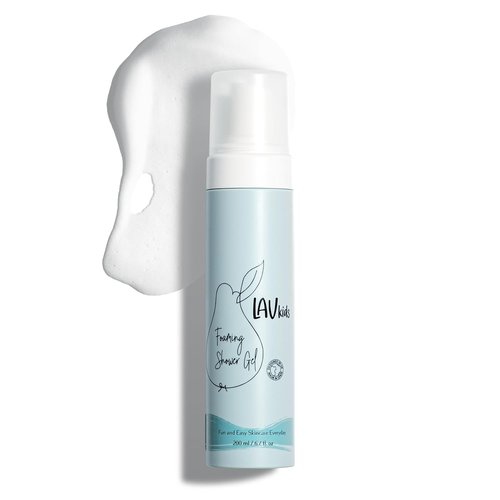 LAV KIDS Shower Gel - Gentle Body Wash for All Skin Types | 200ml Naturally Soft & Scented Skin
