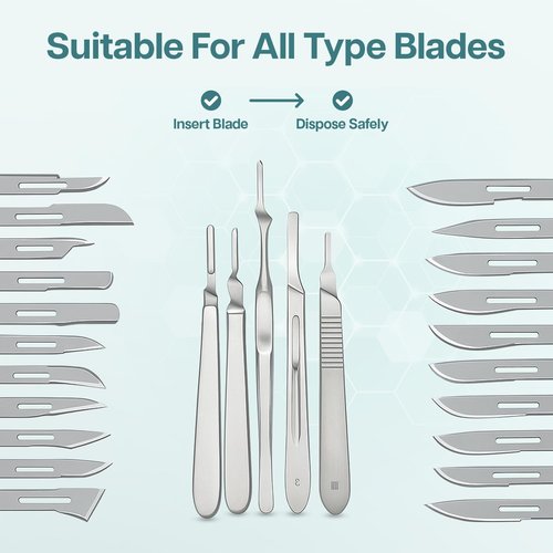 Paragon Mount Dermaplane Blade Remover Box (2-Pack) – Combined capacity: Upto 300 blades, Safe & Easy Blade Removal Tool for Dermaplaning Blades, Handles #3, #4, #7, Salon, Crafting, or Home Use