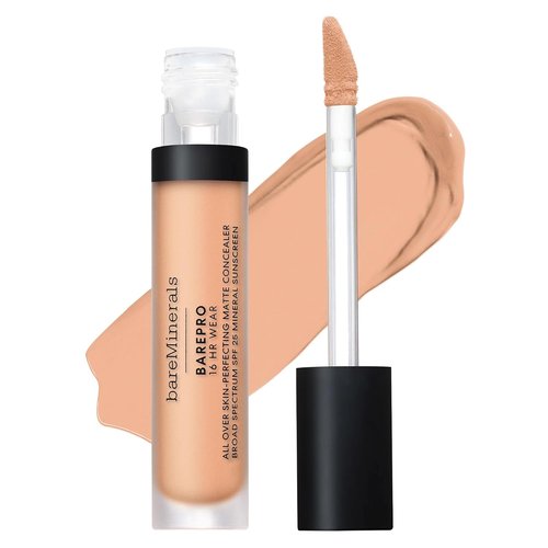 bareMinerals BAREPRO 16HR Natural Matte Concealer - SPF 25, Niacinamide, Longwear for Dark Spots & Blemishes