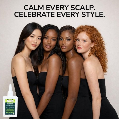 Canviiy ScalpBliss Itch-Calming Serum - Long-Lasting Moisturizer for Dry, Itchy Scalp | Aloe Vera & Manuka Honey Infused