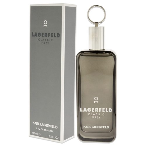Karl Lagerfeld Classic Grey Eau de Toilette Spray for Men - 3.3 oz Fragrance