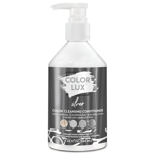 Color Lux Cleansing Conditioner - 3-in-1 Silver Color Depositing Formula | Vegan & Sulfate-Free, 8.25 oz