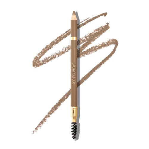 Laura Geller New York Bravo Brows Soft Pencil + Brush - Blonde Shade for Effortless Definition