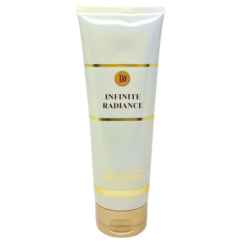 Bath & Body Works Body Cream Bundle - Infinite Radiance with Aloe Vera Bar Soap | 2 Pack